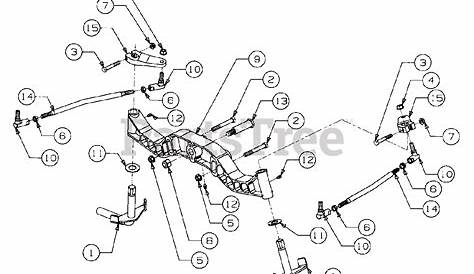 Cub Cadet GT 2186-44 (13A-298L710) - Cub Cadet 44" Garden Tractor Front