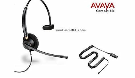 PLANTRONICS HW510 Avaya J100 1600 9600 Compatible Headset