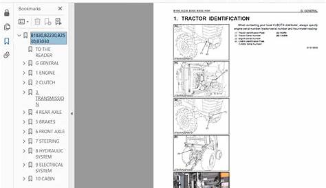 kubota b3030 parts manual pdf