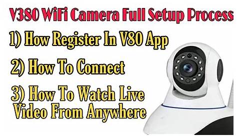 V380 Wifi Camera Full Setup Process, V380 App Configuration Step By