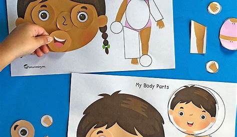My Body Parts - Printable Puzzles | Totschooling - Toddler, Preschool