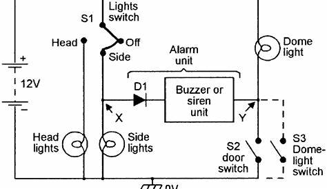 5 volt alarm circuit diagram