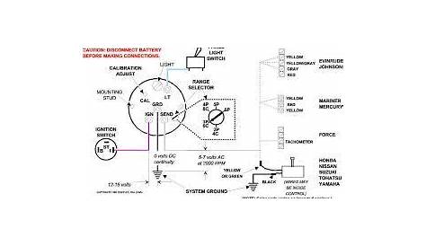 marine fuel gauge wiring diagram