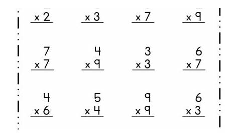 Free 1 Digit Multiplication Worksheet - Free4Classrooms