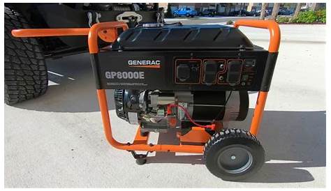 Generac GP8000E Review - Generator Hunt
