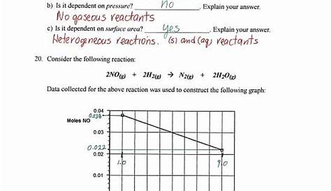 math in chemistry worksheet answers