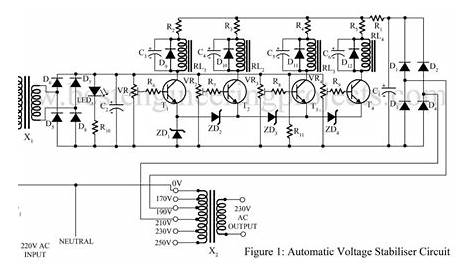 220v stabilizer circuit diagram