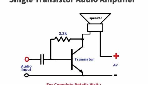 Single Transistor Amplifier Circuit