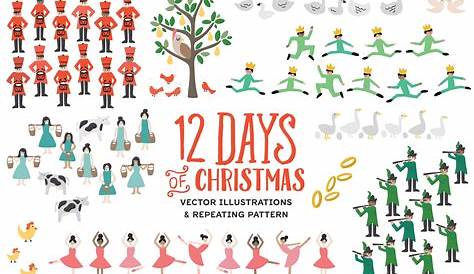 Free Printable 12 Days Of Christmas Clipart