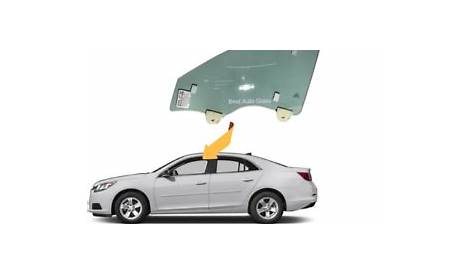 FIT 13-2015 Chevrolet Malibu Front Driver Left Side Door Window Glass