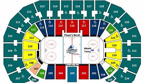 Seating Chart | INTRUST Bank Arena | Wichita, Kansas