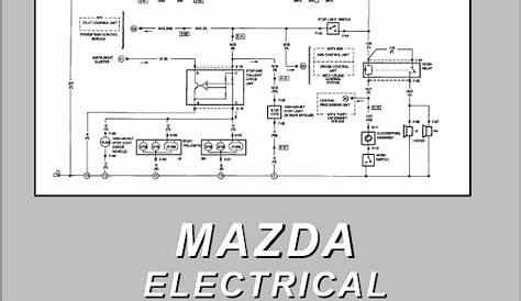 MAZDA ELECTRICAL WIRING DIAGRAM WORKBOOK - Wiring Diagram Service