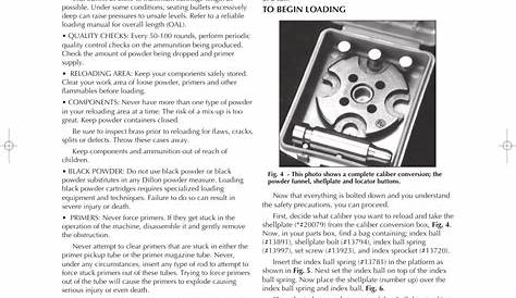 Dillon Precision RL 550B User Manual | Page 7 / 20