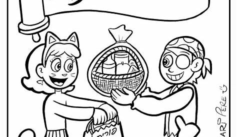 purim coloring pages printable