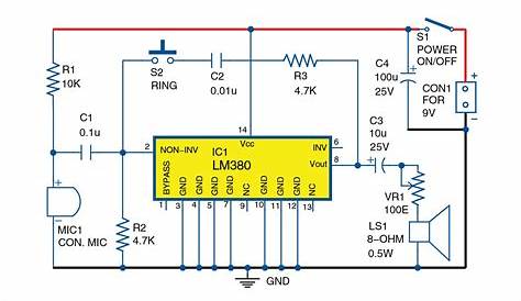 intercom circuit diagram