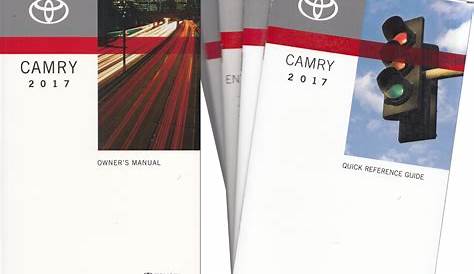 toyota camry owners manual