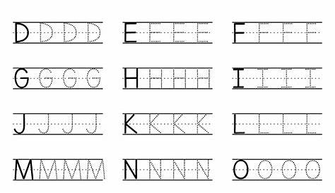 12 Best Images of Practice Writing Alphabet Letter Worksheets - Letter