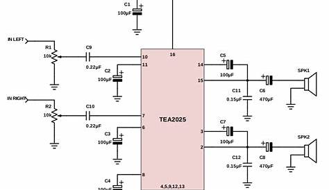 tea2025b ic circuit diagram