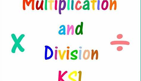 multiplication and division math facts