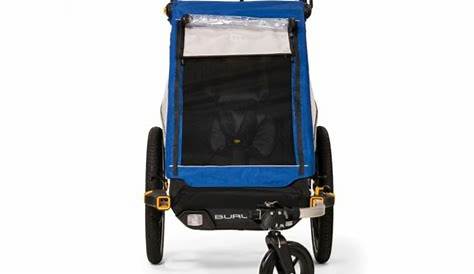 Burley D'Lite - odpružený dětský vozík modrý