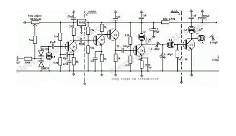circuit diagram stable transistor fm transmitter