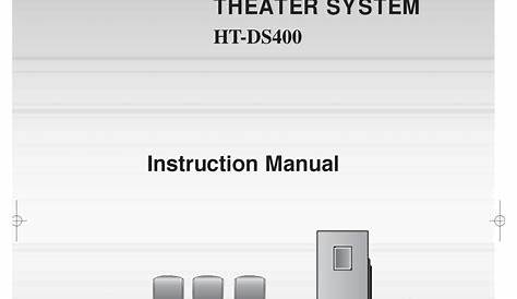 SAMSUNG HT-DS400 INSTRUCTION MANUAL Pdf Download | ManualsLib
