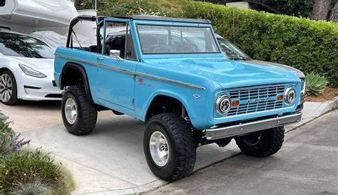 baby blue ford bronco 2022