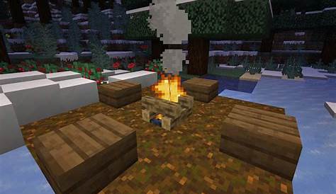 How To Make A Campfire In Minecraft