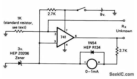 digital ohmmeter circuit diagram