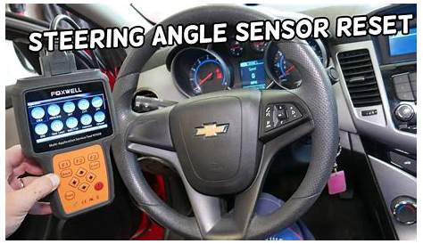 HOW TO RESET CALIBRATE STEERING ANGLE SENSOR ON CHEVROLET CRUZE, CHEVY