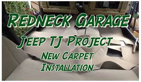 Jeep Wrangler- Seatz Carpet Kit - Installation of Carpeting - YouTube
