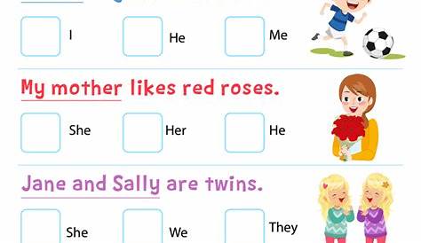 replacing nouns with pronouns worksheets k5 learning - english class 1 pronouns worksheet 9