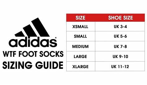 adidas sock size chart men