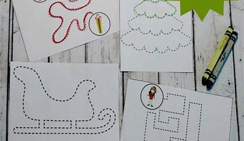 Free Christmas Tracing Pages for Tots and Preschoolers