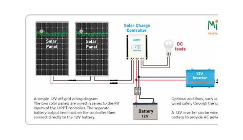 solar power controller circuit diagram