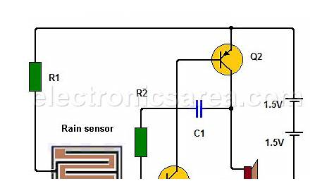 rain alarm circuit diagram using bc547