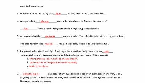Diabetes Worksheet Pdf - Fill Online, Printable, Fillable, Blank