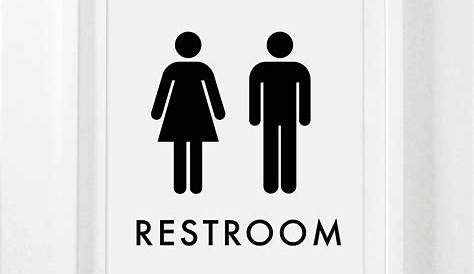 womens bathroom sign printable