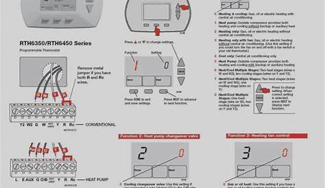 Home Thermostat Wiring Diagram - Free Wiring Diagram