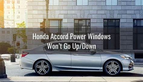 Honda Accord Windows Not Working - Know My Auto