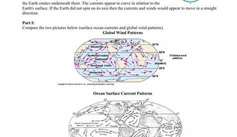 Ocean Current Worksheet Answer Key — db-excel.com