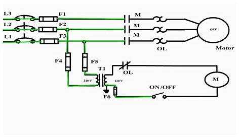 wiring diagram for motor control circuit