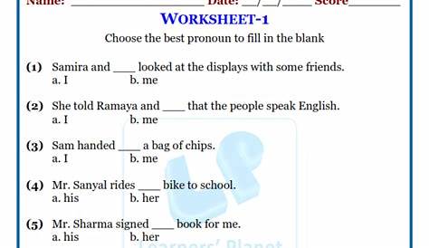 pronouns worksheet for grade 1 50+ pronouns worksheet for grade 1 pdf