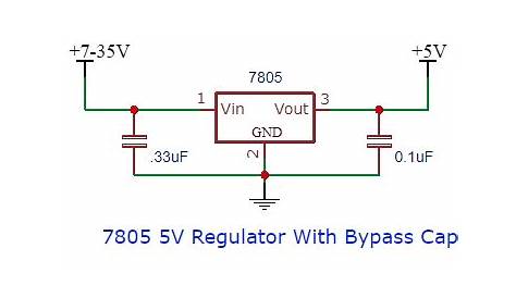 7805 Voltage Regulator 5V / 1A - ProtoSupplies