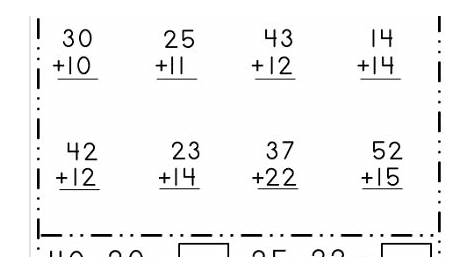 Free 1st Grade Addition and Subtraction Math Worksheet - Free4Classrooms
