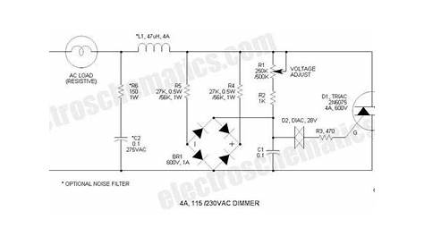 DIMMER CIRCUIT FOR 40W SOLDERING IRON SCHEMATIC CIRCUIT DIAGRAM