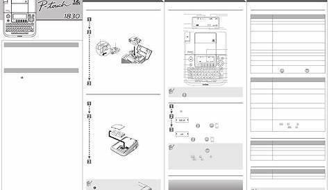 brother label maker manual