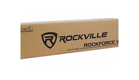 Rockville ROCKFORCE W4 384 Channel Wireless DMX Lighting Light