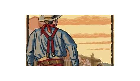 'Cowboy Standoff' Posters - Lantern Press | AllPosters.com