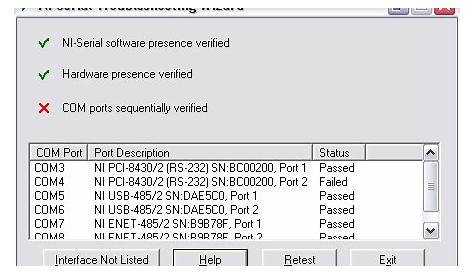 Verify Installation and Troubleshoot NI-Serial Problems - NI Serial